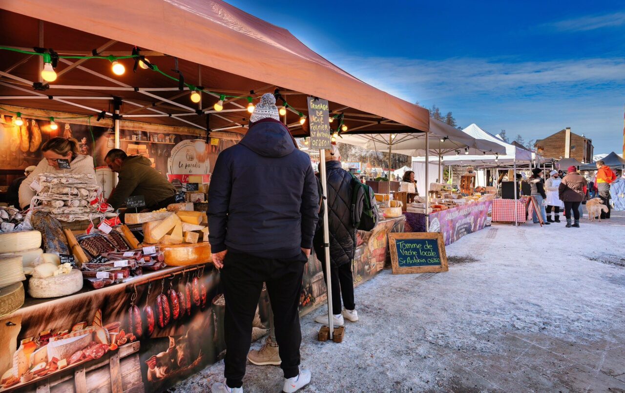 marché Valberg hiver